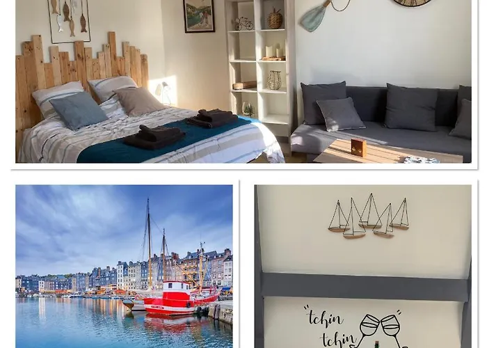 Lägenhet Le Cocon Sainte Catherine Honfleur